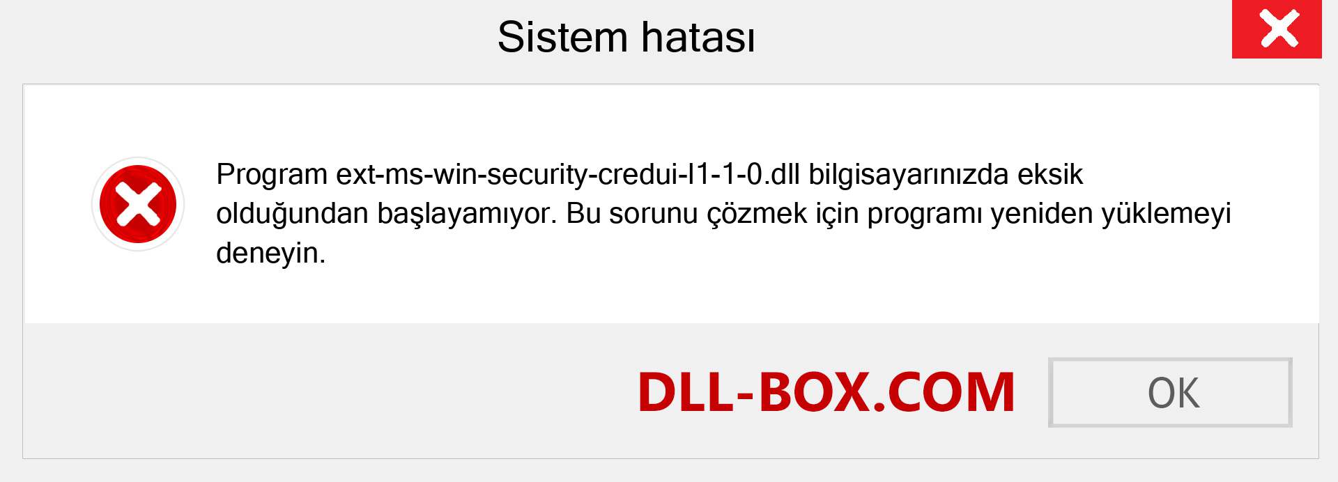 ext-ms-win-security-credui-l1-1-0.dll dosyası eksik mi? Windows 7, 8, 10 için İndirin - Windows'ta ext-ms-win-security-credui-l1-1-0 dll Eksik Hatasını Düzeltin, fotoğraflar, resimler